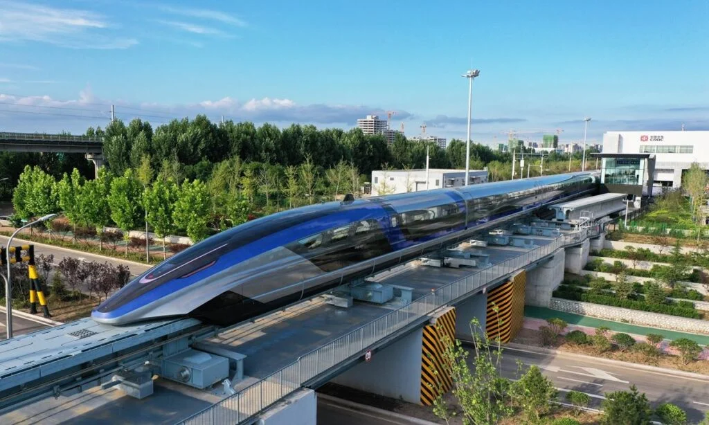 CRRC Qingdao Sifang-2021 Maglev new blue