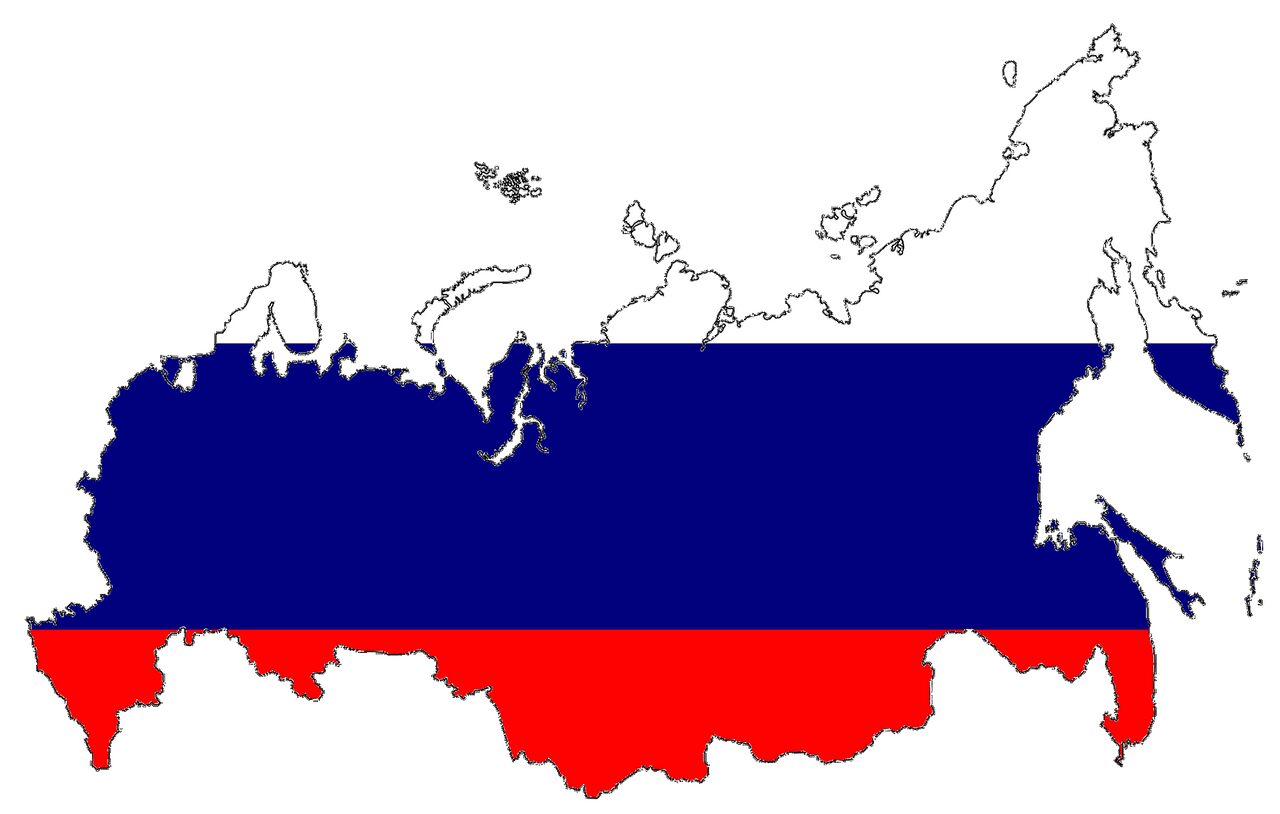 russia flag map new one of the most populated countries in the world