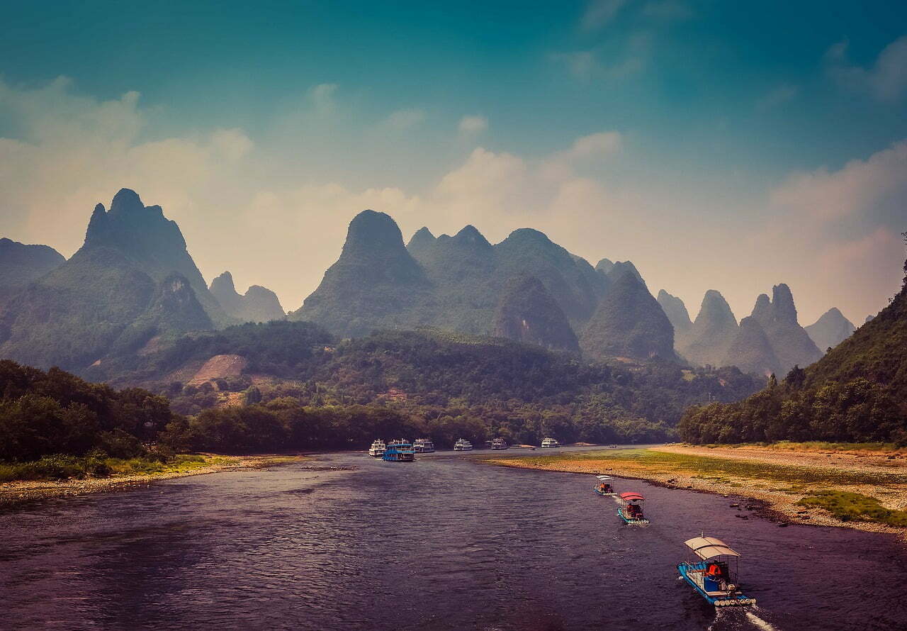 li river china new mountains
