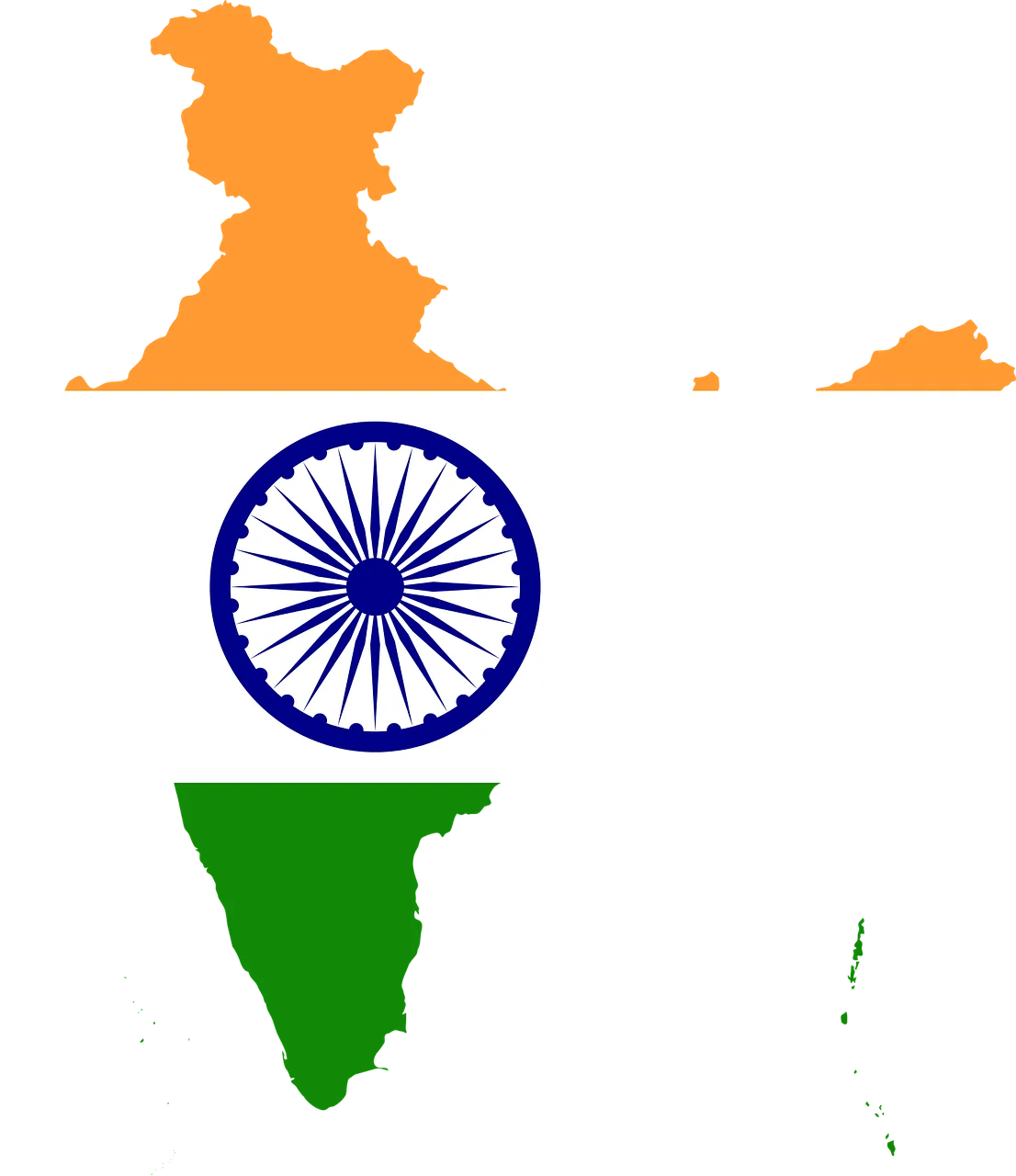 India flag map new one of the most populated countries in the world