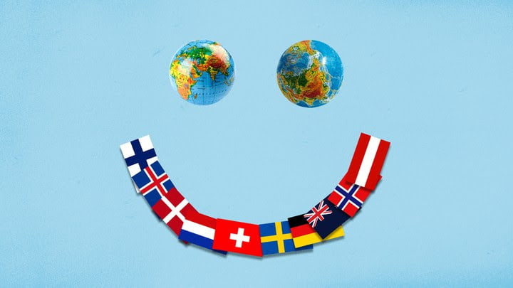 Smiley countries flag