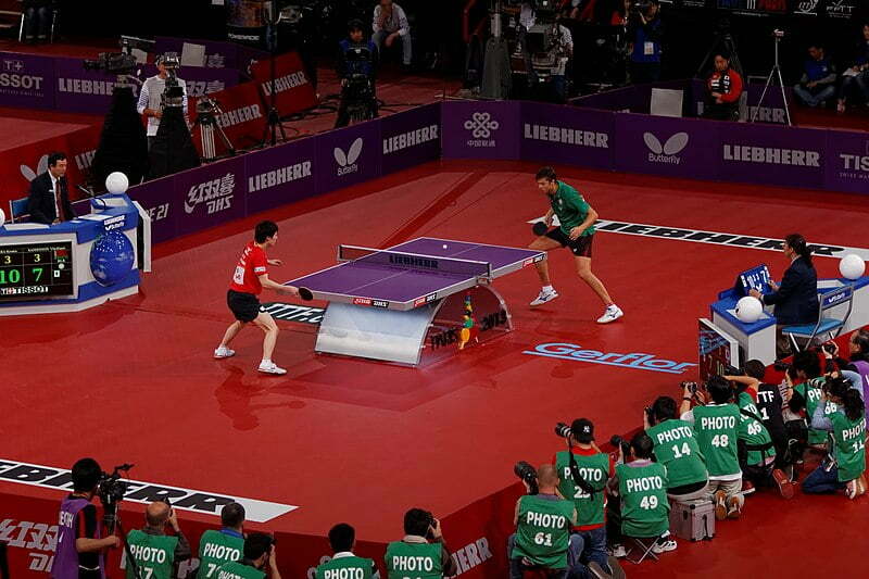 top 10 most popular sports in the world table tennis