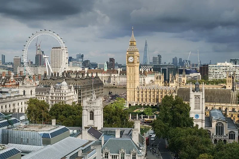 London UK city new buildings
