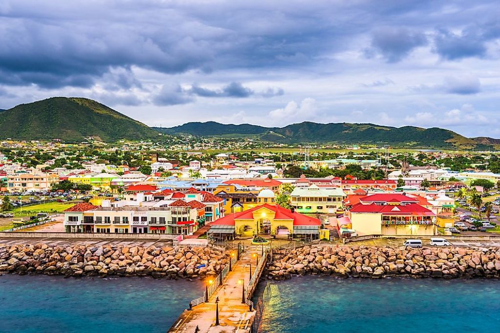 least population Saint Kitts and Nevis new city