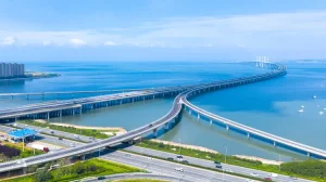 Jiaozhou Bay Bridge one of the longest bridges in the world