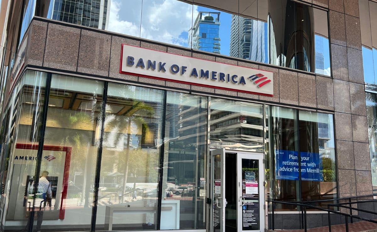 Bank of America largest bank in the world by market cap