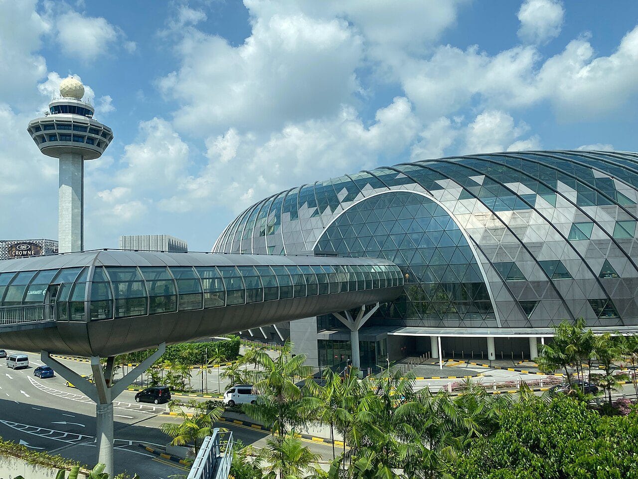 singapore changi new at evening