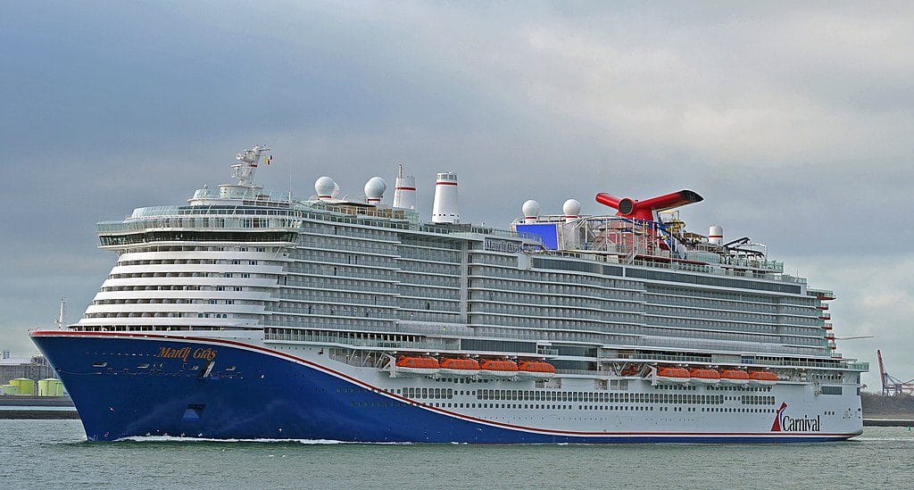Mardi Gras one of the Biggest ships in the world