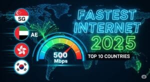 Top 10 Countries With The Fastest Internet Speed