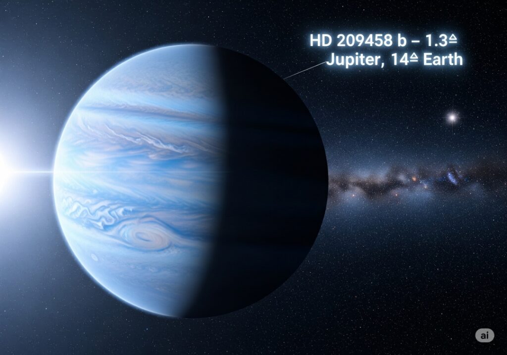 HD 209458 b (Osiris) – The Famous One