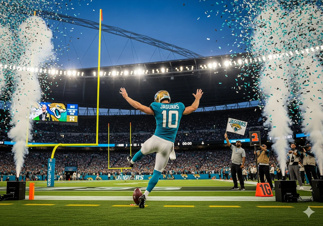 Jaguars vs Dolphins NFL London 2021 game-winning kick
