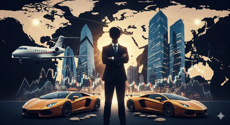 Top 10 youngest billionaires in the world 2025 with luxury lifestyle, private jets, cars, and global wealth theme
