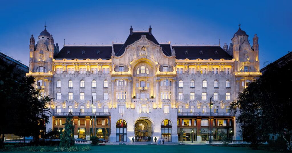 Four Seasons Hotel Gresham Palace one of the  most luxurious hotels in the world